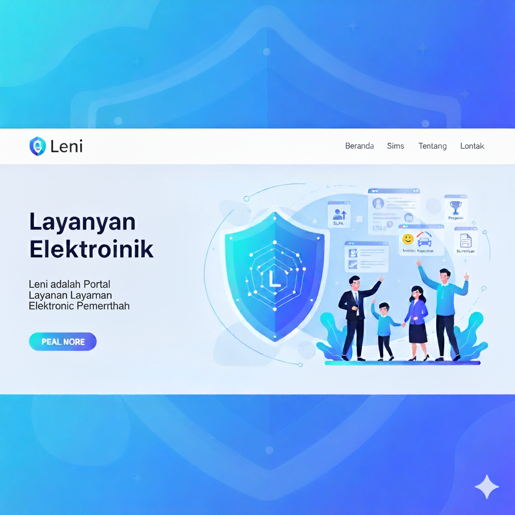 Ilustrasi Portal Layanan Elektronik